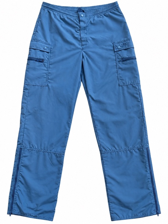 Nike Other - Vintage Nike Blue Cargo Pants Medium Y2K Nylon Utility Track Parachute Pants